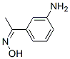 结构式 CAS# 6011-18-3, 1-(3-氨基苯基)-乙酮肟