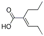结构式 CAS# 60218-41-9, 2-丙基-2-戊烯酸