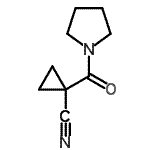 CAS#: 602303-01-5， 1-(1-Pyrrolidinylcarbonyl)cyclopropanecarbonitrile