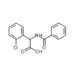 CAS#: 60241-98-7， (Benzoylamino)(2-Chlorophenyl)Acetic Acid