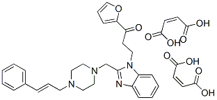 CAS#: 60248-24-0， 3-[2-[(4-Cinnamyl-1-Piperazinyl)Methyl]-1H-Benzimidazol-1-Yl]-1-(2-Furyl)Propan-1-One Dimaleate