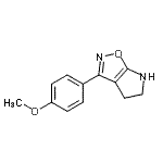 CAS#: 603067-26-1， 3-(4-Methoxyphenyl)-5,6-dihydro-4H-pyrrolo[3,2-d][1,2]oxazole