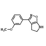 CAS#: 603067-48-7， 3-(3-Methoxyphenyl)-5,6-dihydro-4H-pyrrolo[3,2-d][1,2]oxazole