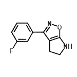 CAS#: 603067-64-7， 3-(3-Fluorophenyl)-5,6-dihydro-4H-pyrrolo[3,2-d][1,2]oxazole