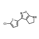 CAS#: 603068-05-9， 3-(5-Chloro-2-thienyl)-5,6-dihydro-4H-pyrrolo[3,2-d][1,2]oxazole