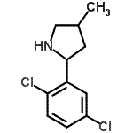 CAS#: 603068-15-1， 2-(2,5-Dichlorophenyl)-4-methylpyrrolidine