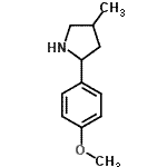 CAS#: 603068-27-5， 2-(4-Methoxyphenyl)-4-methylpyrrolidine