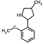 CAS#: 603068-29-7， 2-(2-Methoxyphenyl)-4-methylpyrrolidine