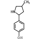 CAS#: 603068-31-1， 4-(4-Methyl-2-pyrrolidinyl)phenol
