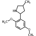 CAS#: 603068-42-4， 2-(2,5-Dimethoxyphenyl)-4-methylpyrrolidine