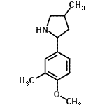 CAS#: 603068-59-3， 2-(4-Methoxy-3-methylphenyl)-4-methylpyrrolidine