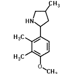 CAS#: 603068-60-6， 2-(4-Methoxy-2,3-dimethylphenyl)-4-methylpyrrolidine