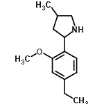 CAS#: 603069-04-1， 2-(4-Ethyl-2-methoxyphenyl)-4-methylpyrrolidine