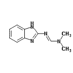 CAS 登录号：60308-65-8， N'-1H-苯并咪唑-2-基-N,N-二甲基亚氨代甲酰胺