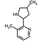 CAS#: 603089-96-9， 3-Methyl-2-(4-methyl-2-pyrrolidinyl)pyridine