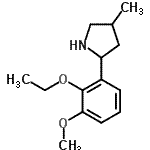 CAS#: 603090-11-5， 2-(2-Ethoxy-3-methoxyphenyl)-4-methylpyrrolidine