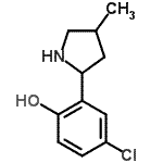 CAS#: 603090-23-9， 4-Chloro-2-(4-methyl-2-pyrrolidinyl)phenol