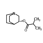 CAS#: 603121-55-7， (3R)-1-Azabicyclo[2.2.2]oct-3-yl 2-methylpropanoate