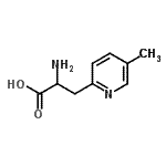 structure of CAS# 603940-97-2, 3-(5-Methyl-2-pyridinyl)alanine;2-amino-3-(5-methylpyridin-2-yl)propanoic acid