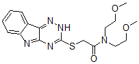 CAS#: 603945-93-3， N,N-Bis(2-Methoxyethyl)-2-(2H-1,2,4-Triazino[5,6-b]Indol-3-Ylthio)-Acetamide