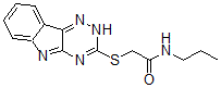 CAS#: 603945-95-5， N-Propyl-2-(2H-1,2,4-Triazino[5,6-b]Indol-3-Ylthio)-Acetamide