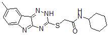 CAS#: 603946-22-1， N-Cyclohexyl-2-[(8-Methyl-2H-1,2,4-Triazino[5,6-b]Indol-3-Yl)Thio]-Acetamide