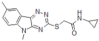 CAS#: 603946-50-5， N-Cyclopropyl-2-[(5,8-Dimethyl-5H-1,2,4-Triazino[5,6-b]Indol-3-Yl)Thio]-Acetamide