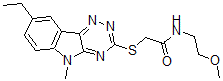 CAS#: 603946-80-1， 2-[(8-Ethyl-5-Methyl-5H-1,2,4-Triazino[5,6-b]Indol-3-Yl)Thio]-N-(2-Methoxyethyl)-Acetamide