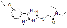CAS#: 603947-75-7， 2-[(8-Ethoxy-5-Methyl-5H-1,2,4-Triazino[5,6-b]Indol-3-Yl)Thio]-N,N-Diethyl-Acetamide