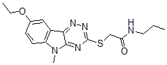 CAS#: 603947-83-7， 2-[(8-Ethoxy-5-Methyl-5H-1,2,4-Triazino[5,6-b]Indol-3-Yl)Thio]-N-Propyl-Acetamide
