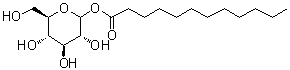 CAS#: 60415-67-0， 1-O-Dodecanoyl-D-Glucopyranose