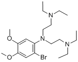 CAS#: 6042-36-0， 1,2-Dimethoxy-4-(bis-diethylaminoethyl)-amino-5-bromobenzene