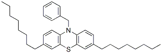 CAS#: 6044-66-2, 3,7-Dioctyl-10-(Phenylmethyl)-10H-Phenothiazine