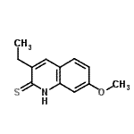 CAS#: 604754-98-5， 3-Ethyl-7-methoxy-2(1H)-quinolinethione