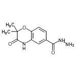 CAS#: 604758-53-4， 2,2-Dimethyl-3-oxo-3,4-dihydro-2H-1,4-benzoxazine-6-carbohydrazide