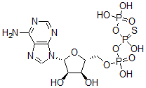 CAS#: 60478-94-6， Adenosine 5'-O-(2-Thiotriphosphate)