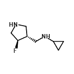CAS#: 604798-71-2， N-{[(3R,4R)-4-Fluoro-3-pyrrolidinyl]methyl}cyclopropanamine