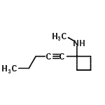 CAS#: 6048-03-9， N-Methyl-1-(1-Pentyn-1-Yl)Cyclobutanamine