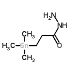 CAS#: 60522-59-0， 3-(Trimethylstannyl)Propanehydrazide