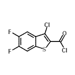 CAS#: 605658-32-0， 3-Chloro-5,6-difluoro-1-benzothiophene-2-carbonyl chloride