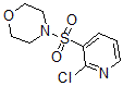 结构式 CAS# 60597-72-0, 4-[(2-氯-3-吡啶基)磺酰基]-吗啉