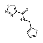 CAS 登录号：606102-03-8， N-(2-噻吩基甲基)-1,2,3-噻二唑-4-甲酰胺