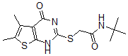 CAS#: 606107-55-5， 2-[(1,4-Dihydro-5,6-Dimethyl-4-Oxothieno[2,3-d]Pyrimidin-2-Yl)Thio]-N-(Tert-Butyl)-Acetamide