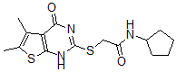 CAS#: 606107-59-9， N-Cyclopentyl-2-[(1,4-Dihydro-5,6-Dimethyl-4-Oxothieno[2,3-d]Pyrimidin-2-Yl)Thio]-Acetamide