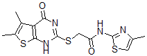 CAS#: 606108-36-5， 2-[(1,4-Dihydro-5,6-Dimethyl-4-Oxothieno[2,3-d]Pyrimidin-2-Yl)Thio]-N-(4-Methyl-Thiazol-2-Yl)-Acetamide