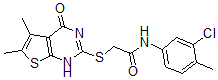 CAS#: 606108-54-7， N-(3-Chloro-4-Methylphenyl)-2-[(1,4-Dihydro-5,6-Dimethyl-4-Oxothieno[2,3-d]Pyrimidin-2-Yl)Thio]-Acetamide