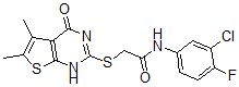 CAS#: 606108-58-1， N-(3-Chloro-4-Fluorophenyl)-2-[(1,4-Dihydro-5,6-Dimethyl-4-Oxothieno[2,3-d]Pyrimidin-2-Yl)Thio]-Acetamide