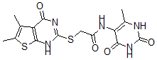 CAS#: 606108-84-3， 2-[(1,4-Dihydro-5,6-Dimethyl-4-Oxothieno[2,3-d]Pyrimidin-2-Yl)Thio]-N-(1,2,3,4-Tetrahydro-6-Methyl-2,4-Dioxo-Pyrimidin-5-Yl)-Acetamide
