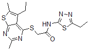 CAS#: 606113-58-0， 2-[(5-Ethyl-2,6-Dimethylthieno[2,3-d]Pyrimidin-4-Yl)Thio]-N-(5-Ethyl-1,3,4-Thiadiazol-2-Yl)-Acetamide