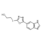 CAS#: 606117-02-6， 2-{[5-(1H-Benzimidazol-6-yl)-1,3,4-oxadiazol-2-yl]sulfanyl}ethanol